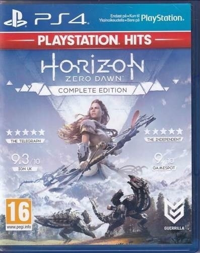Horizon Zero Dawn Complete Edition - Playstation Hits - PS4 (A-Grade) (Genbrug)